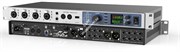RME Fireface UFX II интерфейс USB 60-канальный (16x16 ADAT, 2x2 AES/EBU, 12x12 аналог). 4 микр. предусилителя, 2 выхода на наушники. 2x2 MIDI, вх/вых WordClock. 192 кГц. 1U