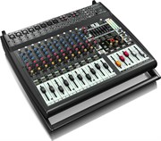 Behringer PMP4000 микшер-усилитель (8 моновходов, 4 стереовхода) 2 х 800Вт•4Ом, мастер-эквалайзером, процессором эффектов и функцией подавления вокала в фонограмме