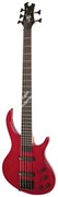 EPIPHONE Toby Deluxe-V Bass (gloss) TR бас-гитара 5-струнная, цвет красный