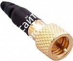 DPA DUA6100-B черный разъем MicroDot обжимной, комплект 5шт