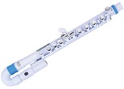NUVO jFlute Kit - White/Blue флейта, изогнутая головка, материал - пластик, цвет - белый/голубой, в комплекте жесткий чехол, в к
