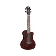 LUNA UKE VMC CE RDS - укулеле концертное, с подключением,тюнер,цвет "Красный атлас"