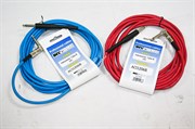 INVOTONE ACI1206/R - инструм. кабель, 6,3 джек моно <-> 6,3 джек моно угловой, длина 6 м (красный)