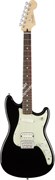 FENDER DUO SONIC HS PF BK электрогитара DUO SONIC HS, цвет блэк, накладка грифа Пао Ферро