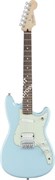 FENDER DUO SONIC HS PF DNB электрогитара DUO SONIC HS, цвет дафне блу, накладка грифа Пао Ферро