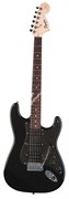 FENDER SQUIER AFFINITY STRATOCASTER® HSS RW MONTEGO BLACK METALLIC электрогитара, цвет черный