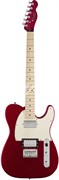Fender Squier Contemporary Telecaster HH, Maple Fingerboard, Dark Metallic Red Электрогитара, звукосниматели HH, цвет темно-крас
