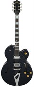 Gretsch G2420 Streamliner Hollow Body with Chromatic II Tailpiece, Broad'Tron, Black Электрогитара полуакустическая, цвет черный