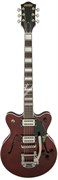 Gretsch G2655T Streamliner Center Block Jr. with Bigsby, Broad'Tron, Walnut Stain Электрогитара полуакустическая, цвет орех