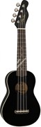 FENDER UKULELE VENICE BLACK укулеле сопрано, цвет черный