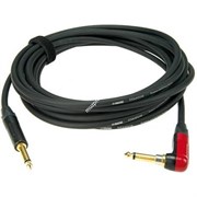 KLOTZ TIR-0450PSP TITANIUM готовый инструментальный кабель 4.5м, джек моно Neutrik - джек моно Neutrik 'silent' угловой,