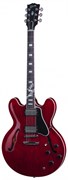 GIBSON 2018 MEMPHIS ES-335 FIGURED ANTIQUE SIXTIES CHERRY гитара полуакустическая с кейсом, цвет вишневый