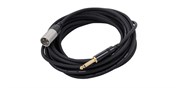 Cordial CCM 10 MP микрофонный кабель XLR male/джек моно 6.3мм, 10.0м, черный