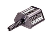 Neutrik NSB1A-8/4 распред. коробка 8 XLR female входов, 4 XLR male выхода, трапецевидная конструкция