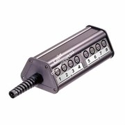 Neutrik NSB2A-12/4 распред. коробка 12 XLR female входов, 4 XLR male выхода, трапецевидная конструкция.