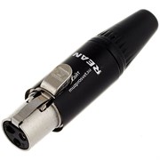 Neutrik RT3FC-B кабельный разъем mini XLR female 3 контакта