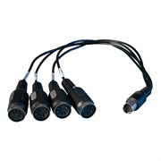RME BOHDSP9652 MIDI кабель MiniDIN на 4 x MIDI, для HDSP 9652, HDSP MADI, HDSPe MADI, HDSPe RayDAT