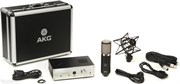 AKG P820 Tube ламповый микрофон, предусилитель, SH300 "паук", кейс