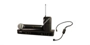 SHURE BLX1288E/P31 K3E 606-630 MHz двухканальная радиосистема с ручным передатчиком PG58 и гарнитурой PGA31