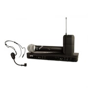 SHURE BLX1288E/PG30 K3E 606-630 MHz двухканальная радиосистема с ручным передатчиком PG58 и гарнитурой PG30
