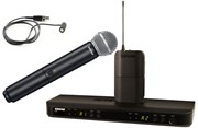 SHURE BLX1288E/W85 M17 662-686 MHz двухканальная радиосистема с петличным микрофоном WL185 и ручным передатчиком SM58