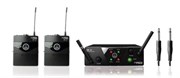 AKG WMS40 Mini2 Instrumental Set BD US45A/C (660.700&662.300) радиосистема с 2-мя поясными передатчиками + гитарные шнуры