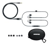 SHURE SE215-CL-UNI-EFS внутриканальные наушники с одним динамическим драйвером, прозрачные.
