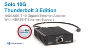 Sonnet Solo 10G Thunderbolt 3 to 10GBASE-T Ethernet Adapter