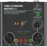 BEHRINGER MIC500USB USB-аудиоинтерфейс с ламповым предусилителем