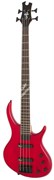 EPIPHONE Toby Deluxe-IV Bass TRS бас-гитара 4-струнная, цвет красный