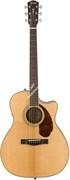 FENDER PM-4CE AUDITORIUM LTD NATURAL электроакустическая, серия Paramount, цвет натуральный