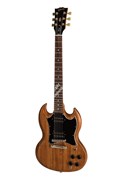 GIBSON 2019 SG Standard Tribute Walnut Vintage Gloss электрогитара, цвет ореховый в комплекте кейс GIBSON 2019 SG Standard Tribute Walnut Vintage Gloss электрогитара, цвет ореховый в комплекте кейс