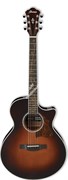 IBANEZ AE205-BS, электроакустическая гитара , цвет античный тёмный бёрст,
