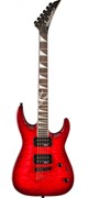 JACKSON JS32TQ Dinky электрогитара, цвет красный прозрачный