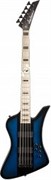 JACKSON X Series Signature David Ellefson Kelly™ Bird V Bass, Maple Fingerboard, Blue Stripe Электрогитара, серия Artist Signatu