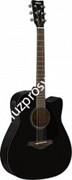 YAMAHA FGX800C BLACK электроакустическая гитара, цвет черный