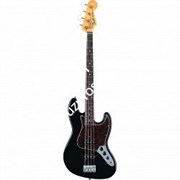 FENDER 60's JAZZ BASS PF BLK W/GIG бас-гитара, цвет черный, накладка грифа Пао Ферро
