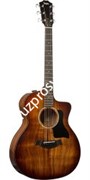 TAYLOR 224ce-K DLX 200 Series Deluxe, гитара электроакустическая, форма корпуса Grand Auditorium, кейс