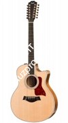 TAYLOR 456ce 400 Series, гитара электроакустическая двенадцатиструнная, форма корпуса Grand Symphony, кейс
