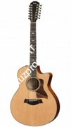 TAYLOR 656ce 600 Series, гитара электроакустическая двенадцатиструнная, форма корпуса Grand Symphony, кейс