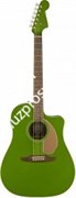 Fender Redondo Player ELJ Электроакустическая гитара, цвет зеленый