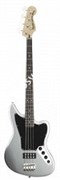 FENDER SQUIER VINTAGE MODIFIED JAGUAR BASS SPCL SS SLV бас-гитара короткомензурная, цвет серебристый FENDER SQUIER VINTAGE MODIFIED JAGUAR BASS SPCL SS SLV бас-гитара короткомензурная, цвет серебристый