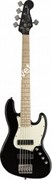 Squier Contemporary Active Jazz Bass® V HH, Maple Fingerboard, Black бас-гитара 5-и струнная с активными звукоснимателями НН, цв