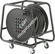 HORIZON REEL24x4-150 мультикор на катушке 28 каналов, 24 входа XLR, 4 выхода на разъемах 'джек', серия 'STAGE', длина 45 м.