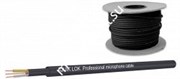 QUIK LOK CM675BK профессиональный микрофонный кабель 2 x 0.22 мм?, d=6.3мм, бухта, черный (цена за метр)