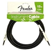 FENDER PERFORMANCE SERIES INSTRUMENT CABLE 15&#39; BLACK инструментальный кабель 4,5 метра, цвет черный