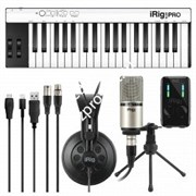 IK MULTIMEDIA iRig Pro Duo Studio Suite Deluxe комплект из iRig Keys PRO, iRig Pro DUO, iRig Mic Studio XLR, iRig Headphones иПО
