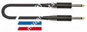 QUIK LOK S198-6 BK готовый инструментальный кабель, 6 метров, разъемы Mono Jack прямые, цвет черный