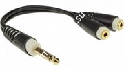 KLOTZ AYB-2 адаптер (сплиттер) stereo jack (TRS) male x 2 stereo mini jack (TRS) female