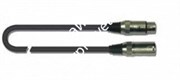 QUIK LOK CM175-3RE микрофонный кабель,3м., красный, разъемы XLR (XLR FEMALE - XLR MALE)